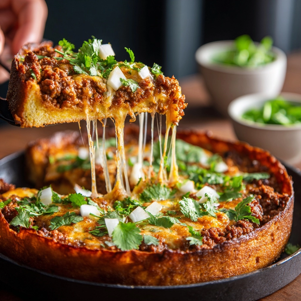 Birria Quesadilla Pizza Recipe - Recipe Image