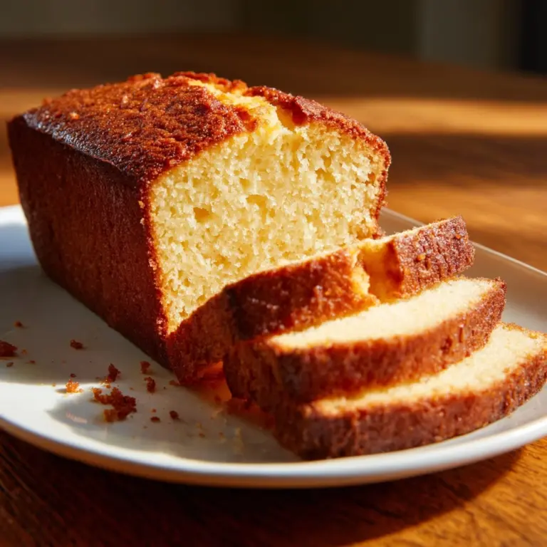 Cream Cheese Pound Cake Recipe