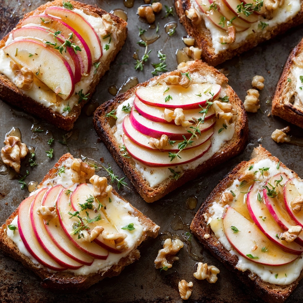 Brie, Apple, and Honey Crostini Recipe - Recipe Image
