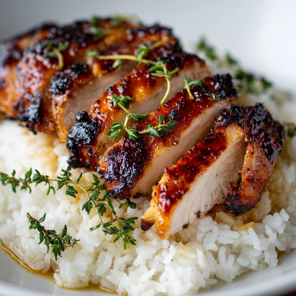 Oven Baked Chicken and Rice Recipe - Recipe Image