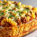 Simple Baked Beef and Pasta Casserole Recipe