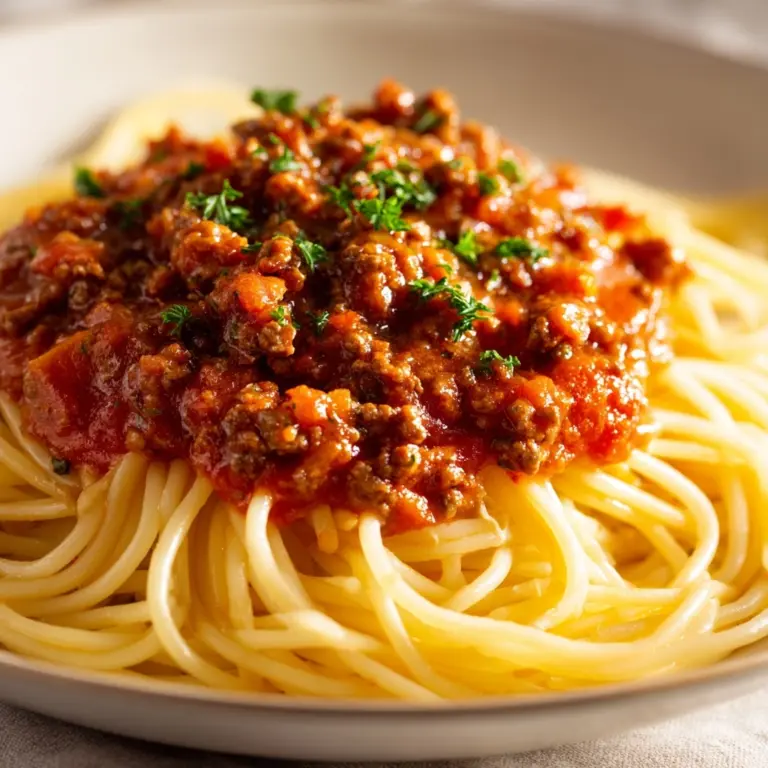 Slow Cooker Church Supper Spaghetti Recipe