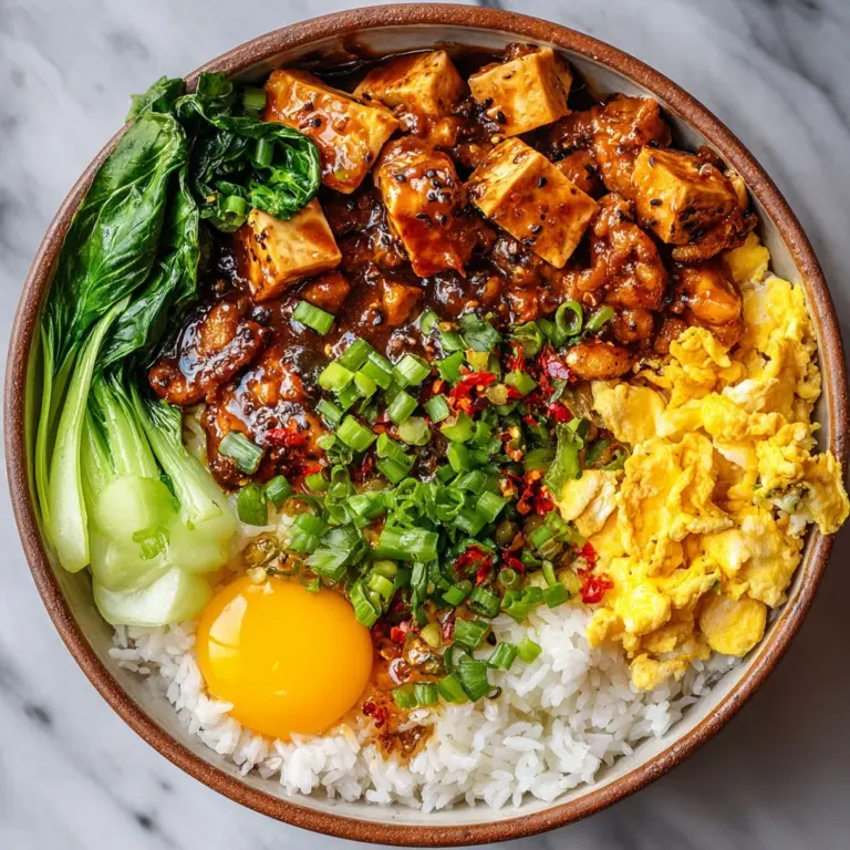 Ban Fan: Chinese Mixed Rice Bowl Recipe