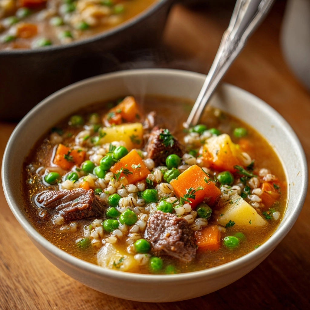 Old Fashioned Beef Barley Stew Recipe - Recipe Image