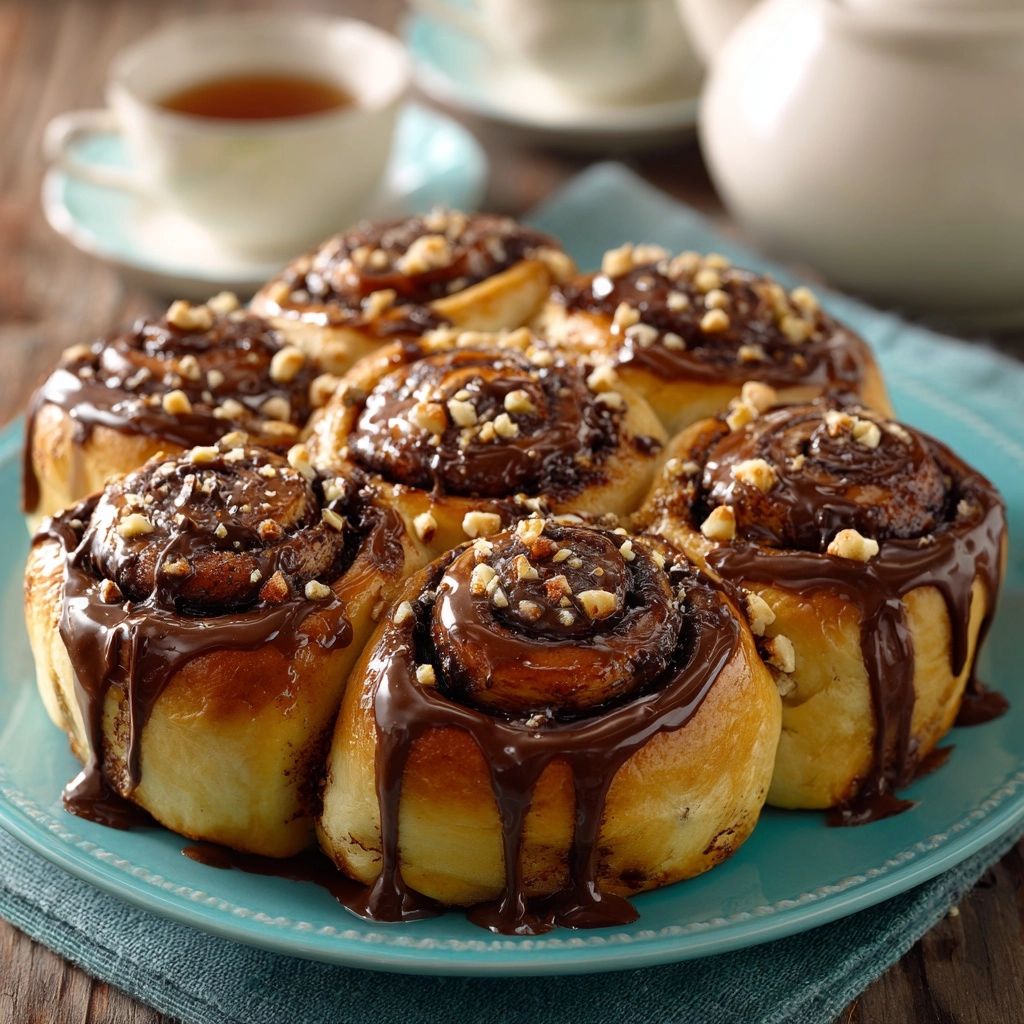 Twist & Shout Chocolate Hazelnut Rolls Recipe - Recipe Image