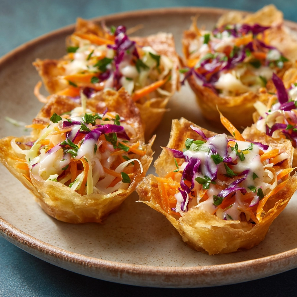 Creamy Ranch Slaw Cups Recipe - Recipe Image