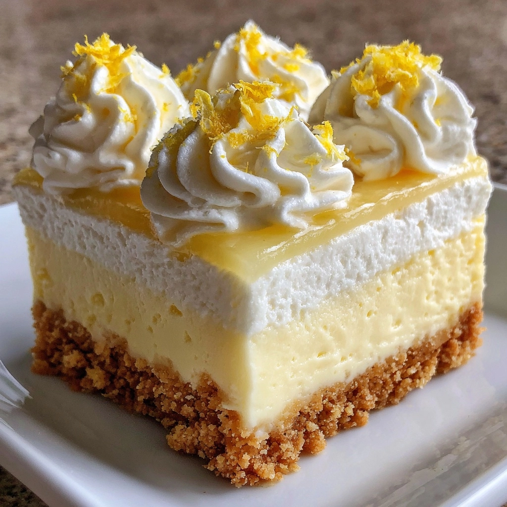 Lemon Cream Pie Bars Recipe - Recipe Image