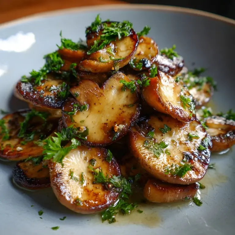 Garlic Butter Oyster Mushrooms Recipe