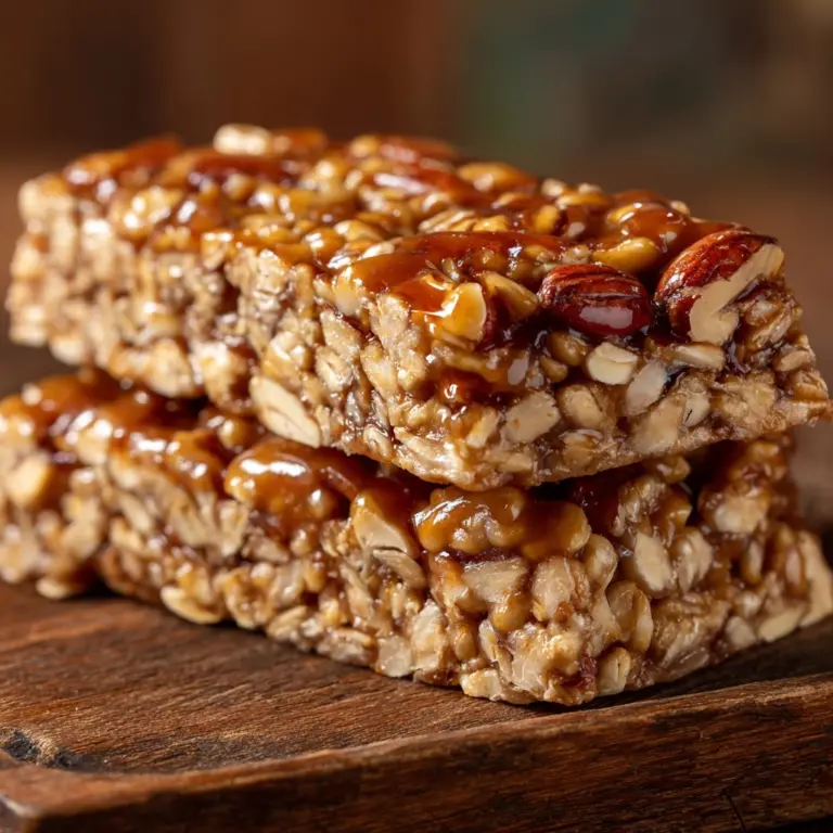 Chewy Homemade Granola Bars Recipe