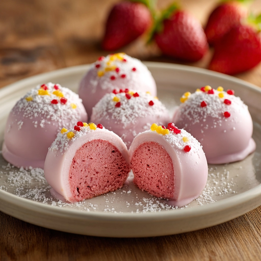 Sweet Strawberry Truffles Recipe - Recipe Image