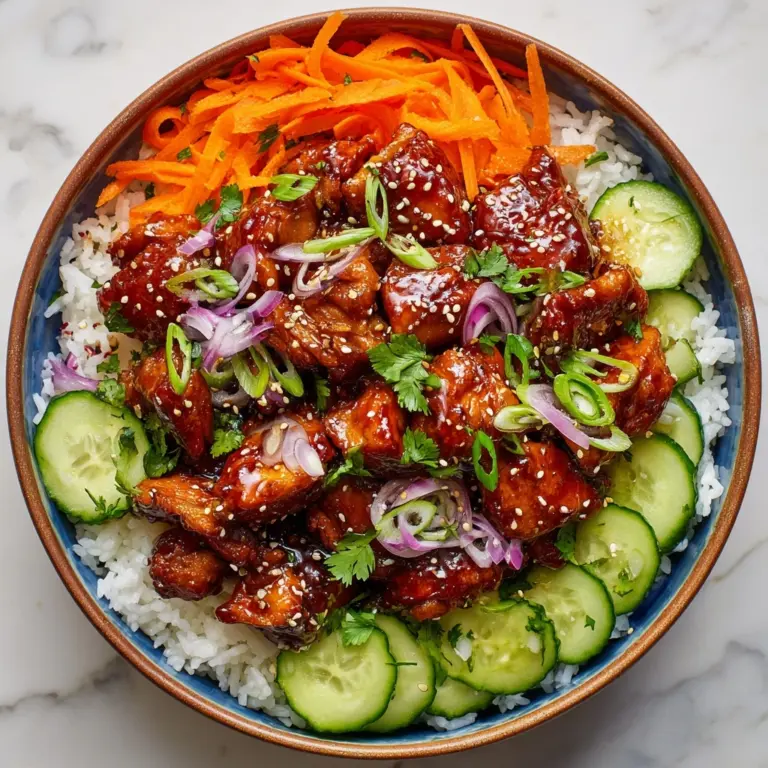 Hot Honey Chicken Bowls Recipe