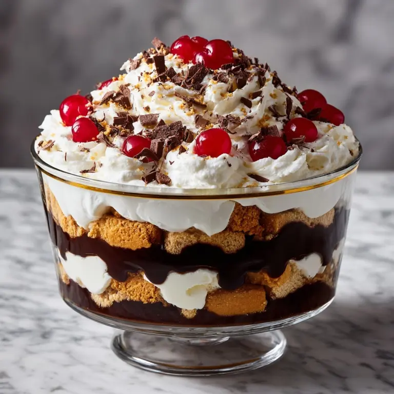 Cherry Chocolate Chip Trifle Recipe