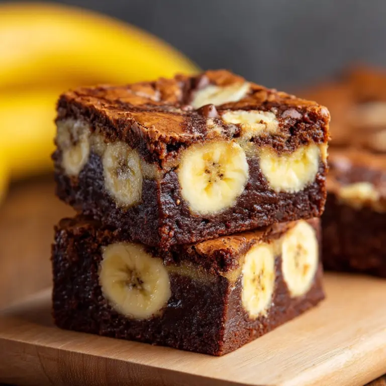 Banana Bread Brownies Recipe