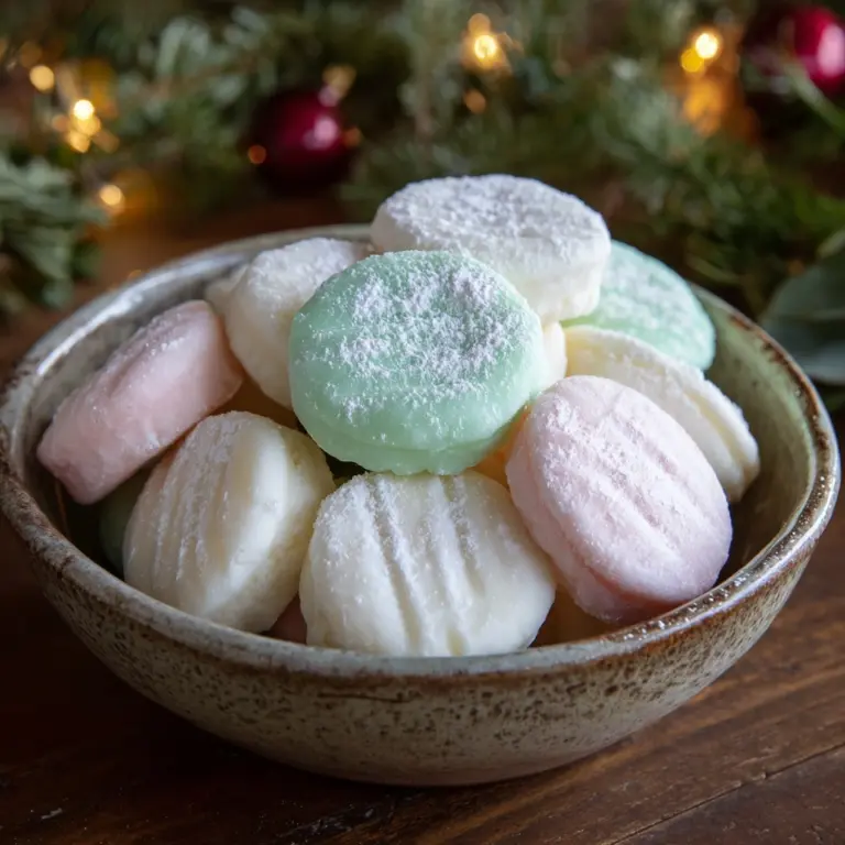 Christmas Cream Cheese Mints Recipe