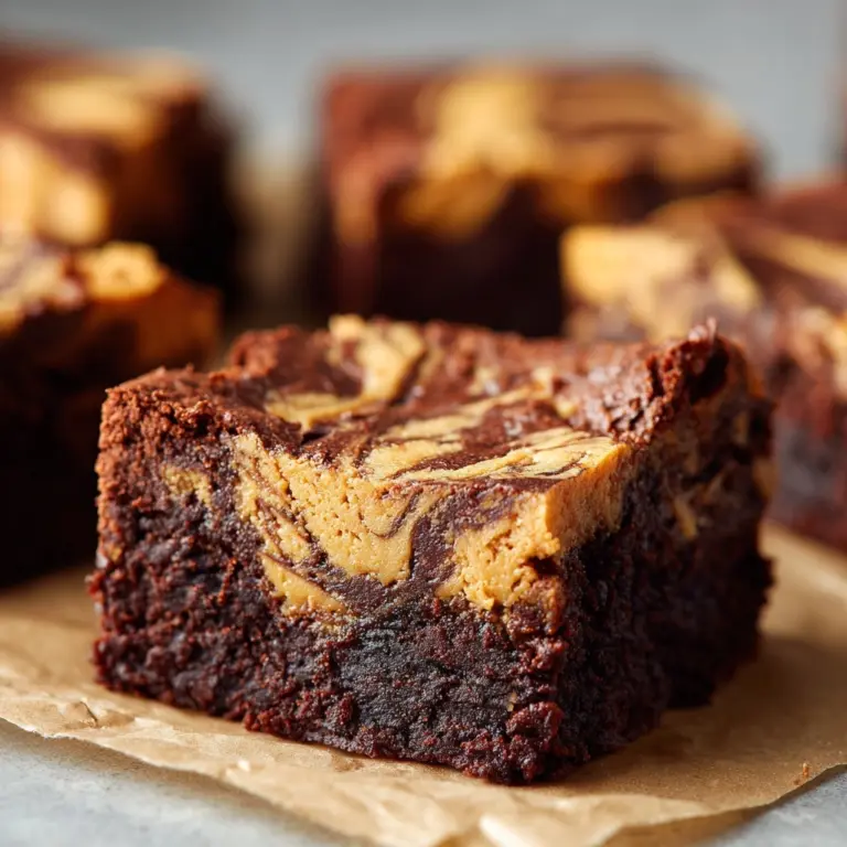 Peanut Butter Brownies Recipe