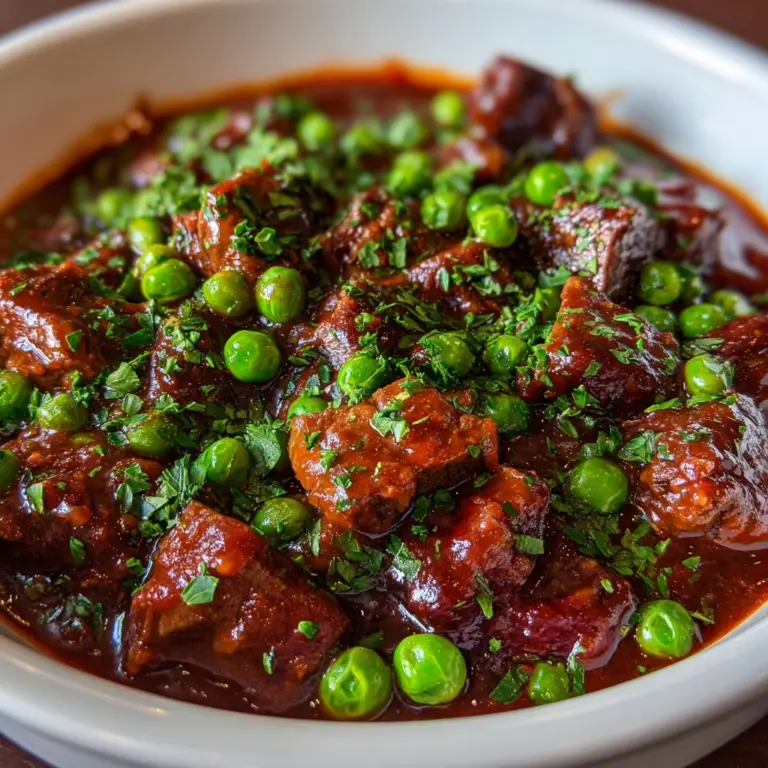 Beef and Pea Stew Recipe
