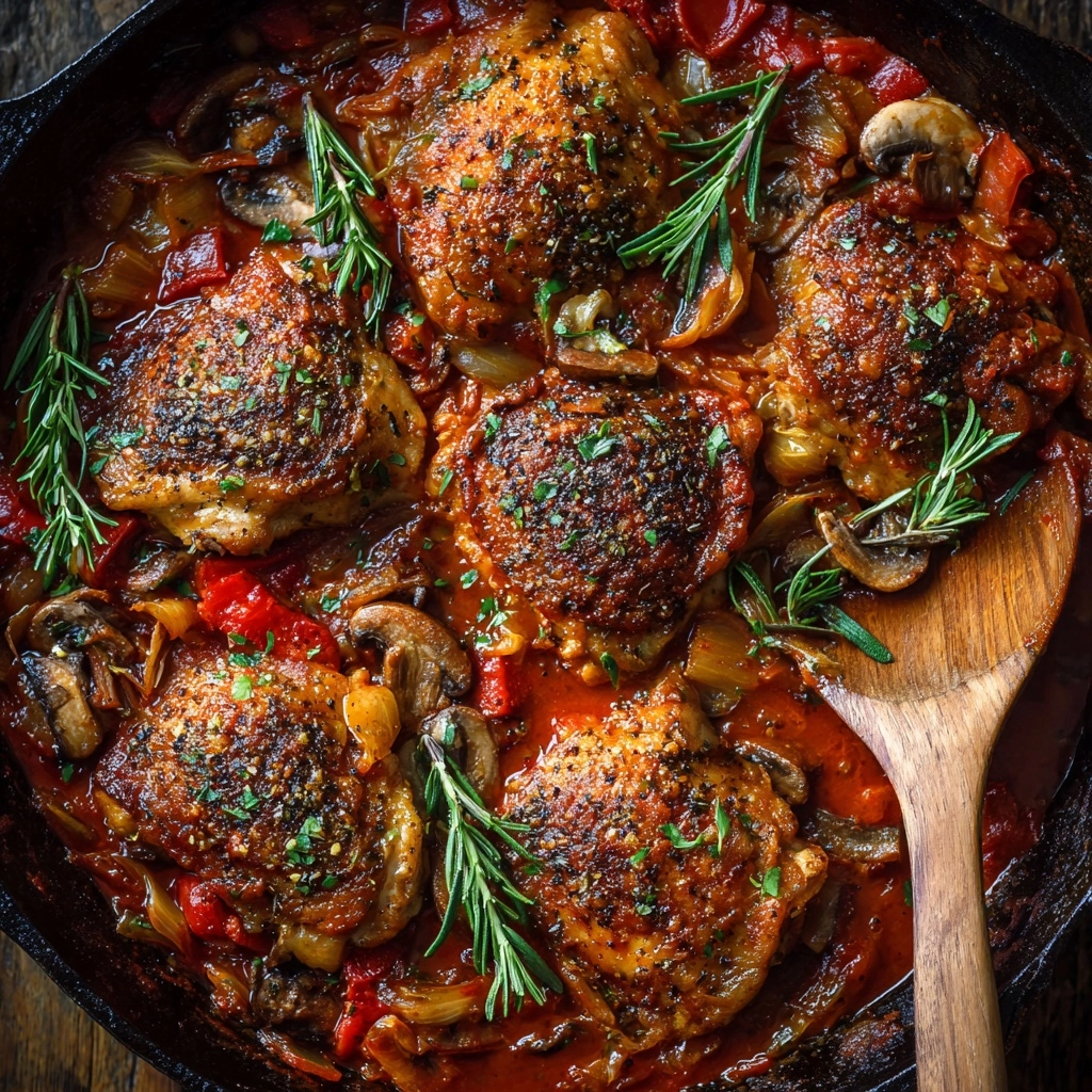 Hearty Chicken Cacciatore Recipe - Recipe Image
