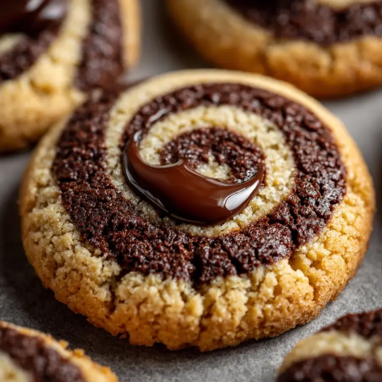 Peanut Butter Brownie Swirl Cookies Recipe