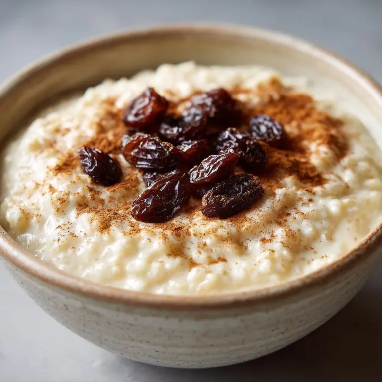 Creamy Rice Pudding Recipe