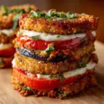 Eggplant and Goat Cheese Sandwiches with Tomato Tarragon Sauce Recipe