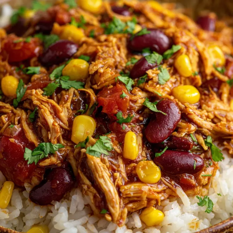Crockpot Fiesta Chicken and Rice Recipe