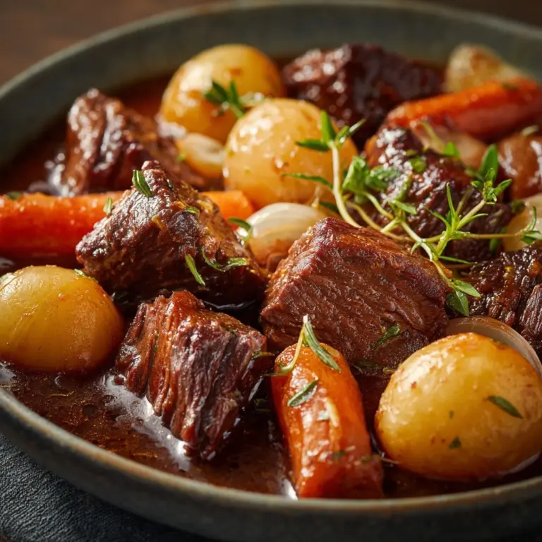 French Beef Bourguignon Recipe
