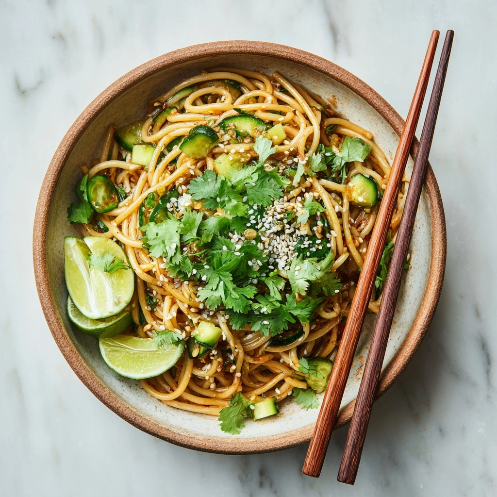 Spicy Peanut Noodle Salad Recipe