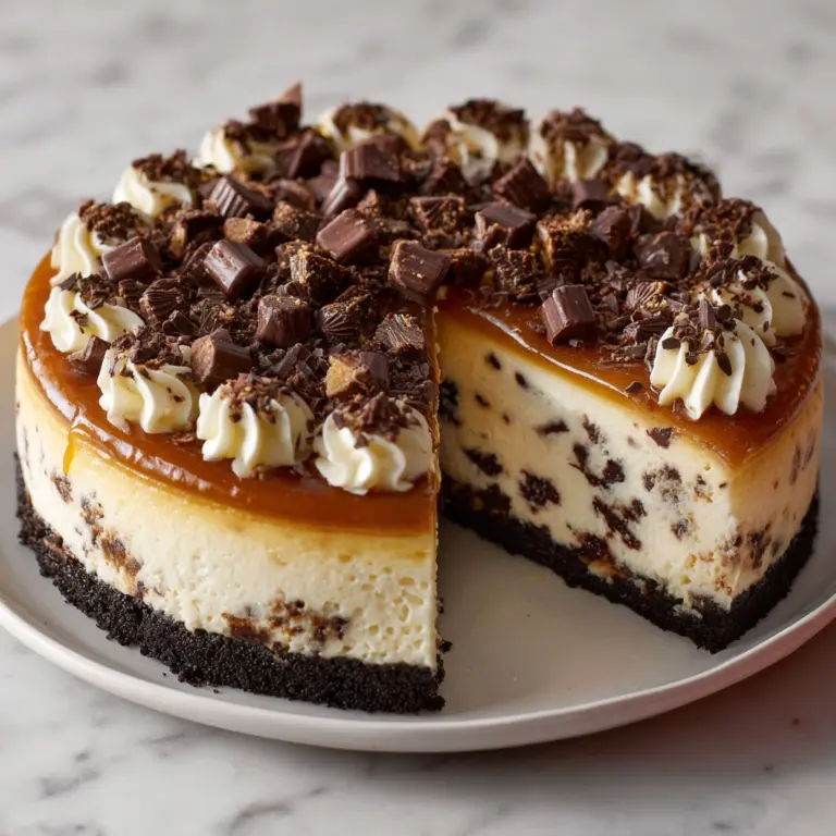No Bake Cookie Dough Cheesecake Recipe