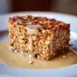 Healthy Sticky Cinnamon Roll Baked Oatmeal Recipe