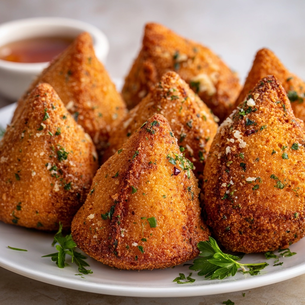 Brazilian Chicken Croquettes (Coxinhas) Recipe - Recipe Image