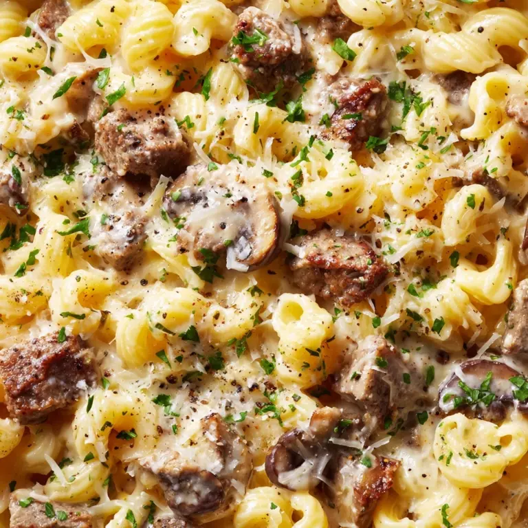 Philly Cheesesteak Pasta Recipe