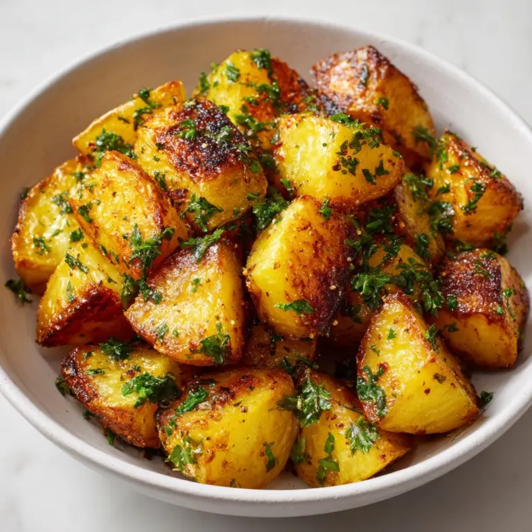 Harissa Potatoes with Whipped Tahini Sauce and Fried Pita Recipe