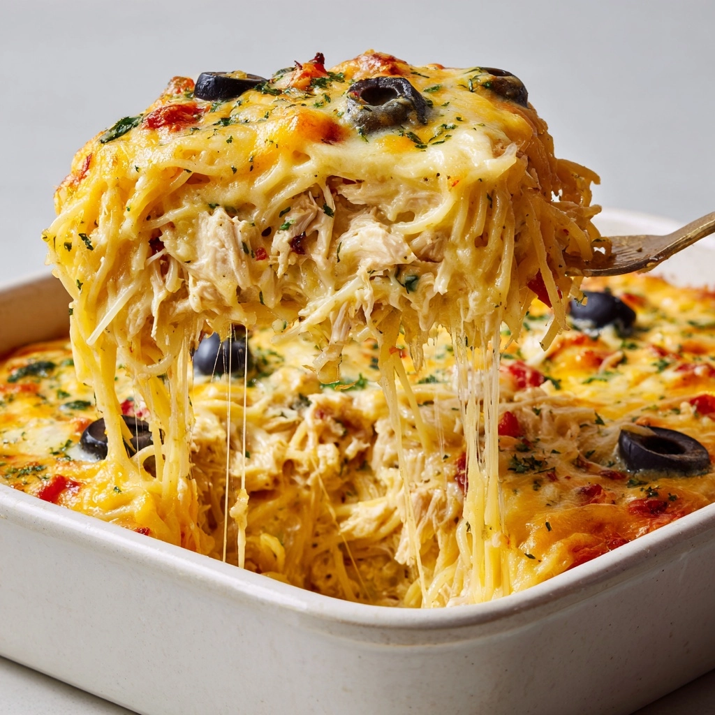 Fiesta Chicken Pasta Casserole Bake Recipe
