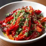 Piedmontese Roasted Peppers with Garlic and Parsley Recipe
