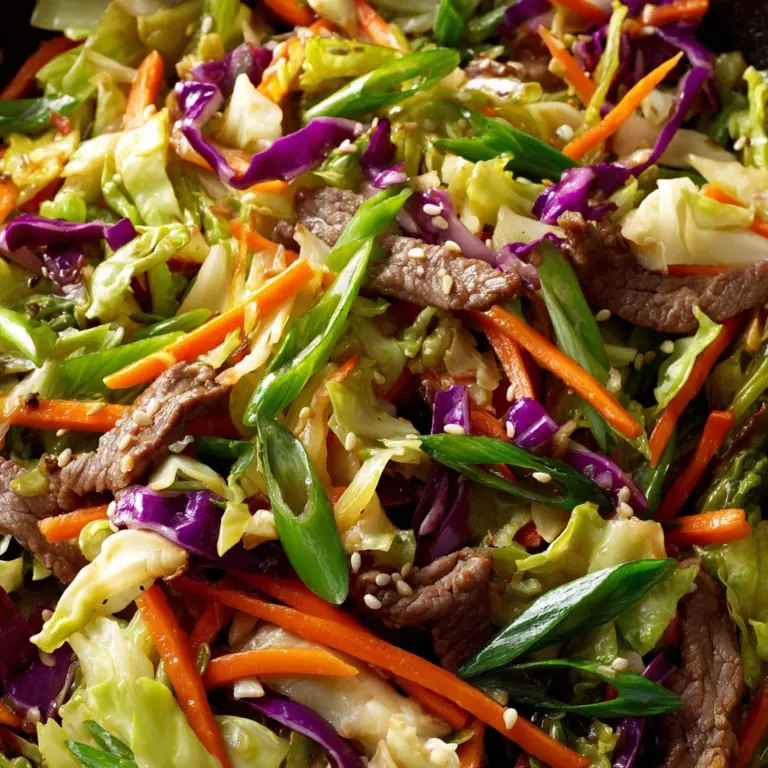 Beef and Cabbage Stir Fry Recipe