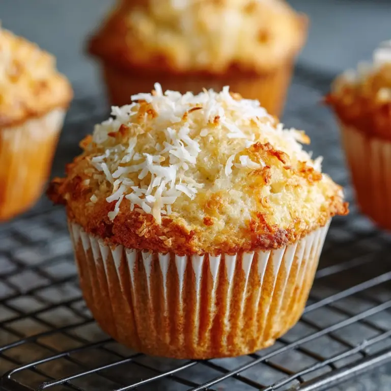 Lemon Coconut Muffins Recipe