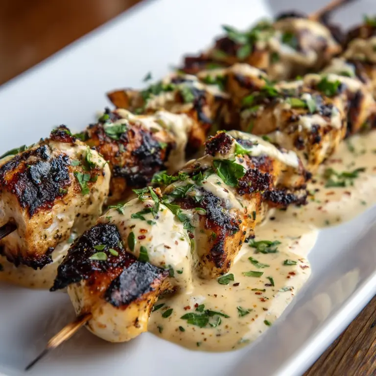 Bang Bang Chicken Skewers Recipe
