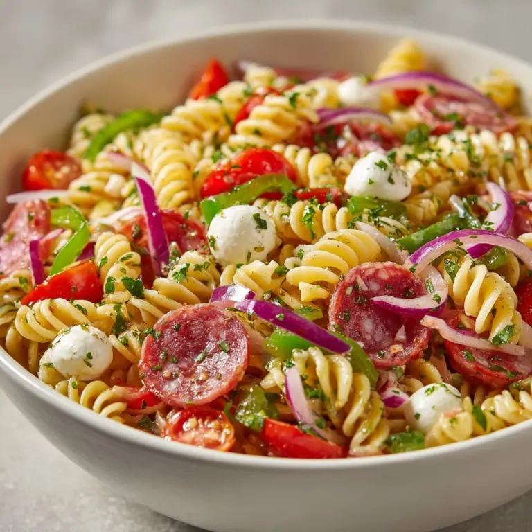 Italian Dressing Pasta Salad Recipe