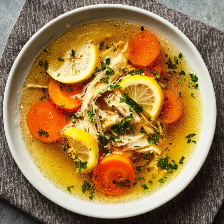 Lemon Chicken Soup Recipe