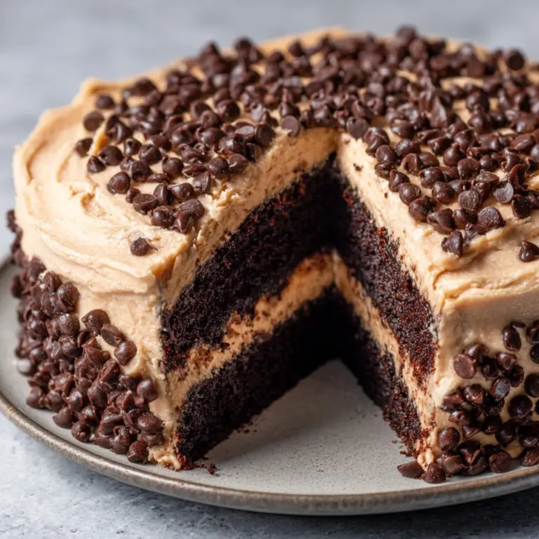 Chocolate Chip Cookie Dough Cake Recipe