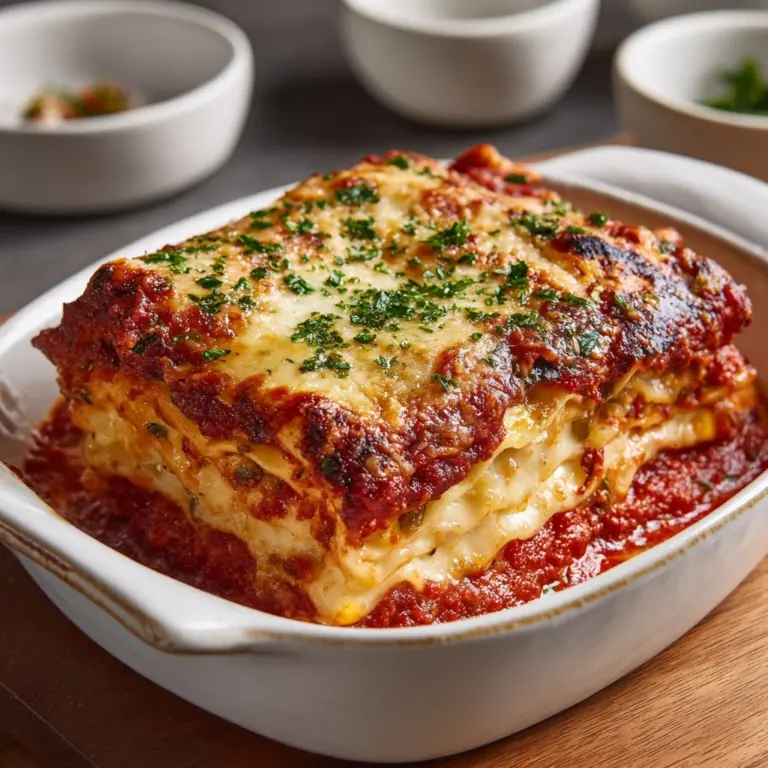 Cheesy Garlic Bread Lasagna Soup Recipe