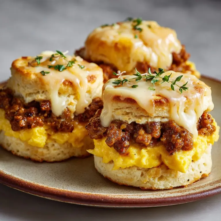Breakfast Rolls with Sausage, Egg, and Cheese Recipe