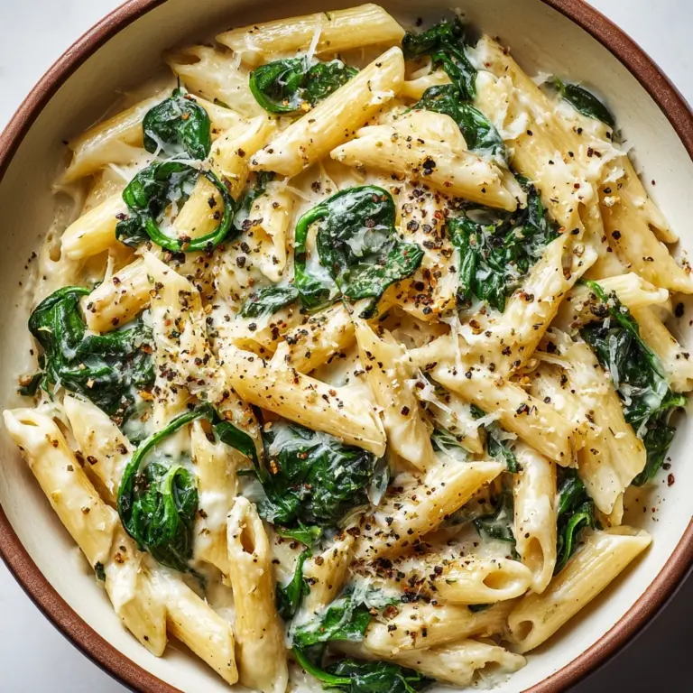 Pasta with Spinach Recipe