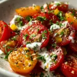 Tomato Garlic Salad Recipe