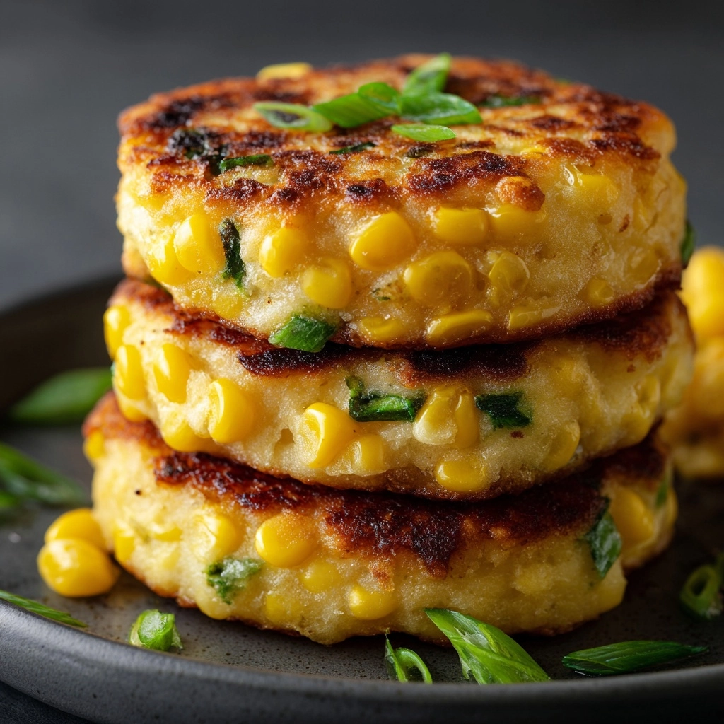 Cheesy Corn Fritters Recipe - Recipe Image