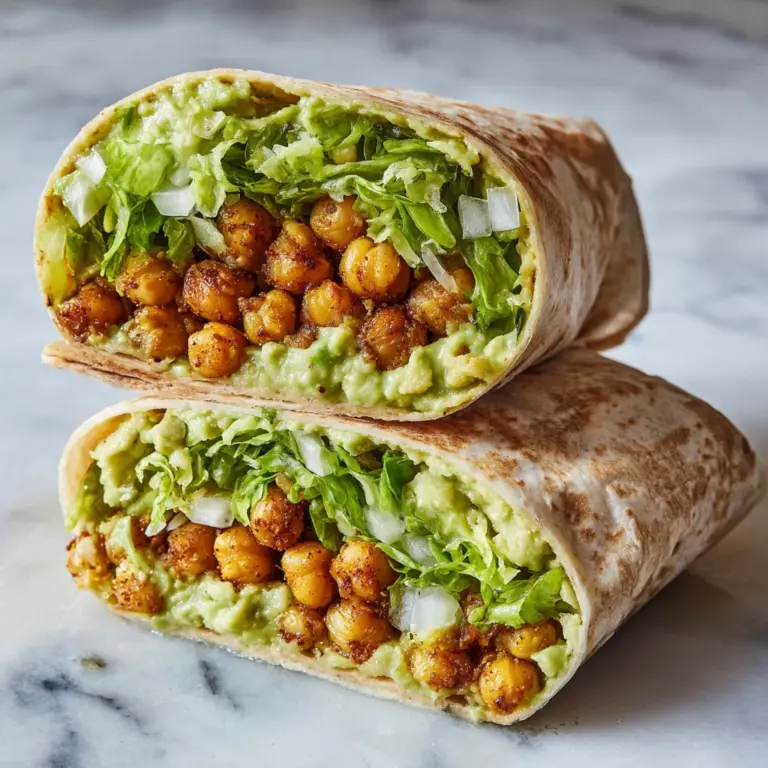 Crunchy Chickpea Caesar Wraps Recipe