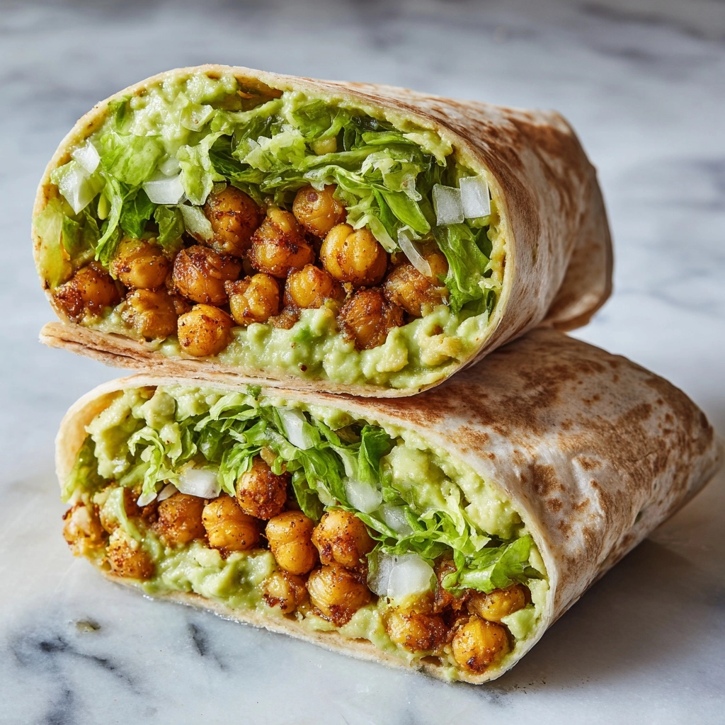 Crunchy Chickpea Caesar Wraps Recipe - Recipe Image