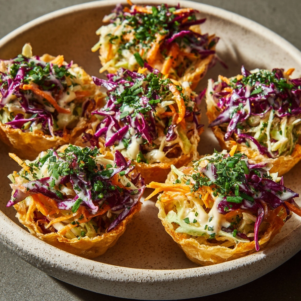 Creamy Ranch Slaw Cups Recipe