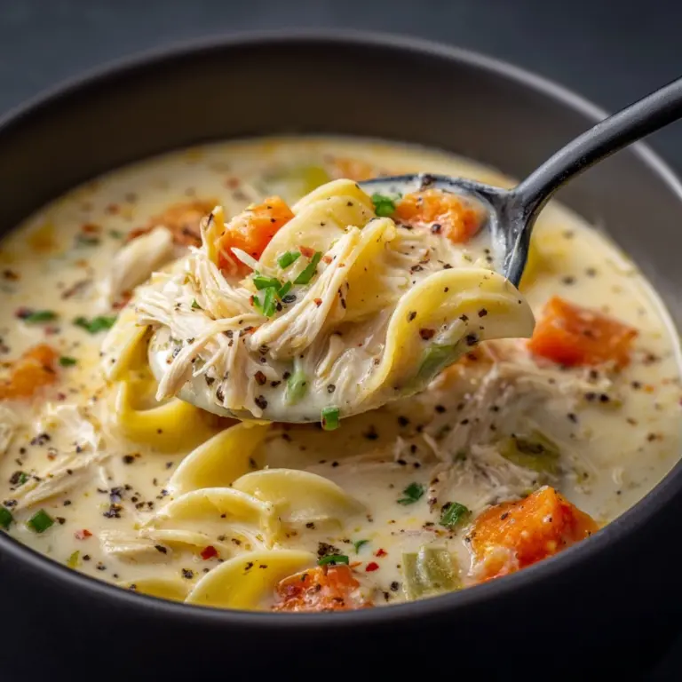 Creamy Chicken Alfredo Soup Recipe