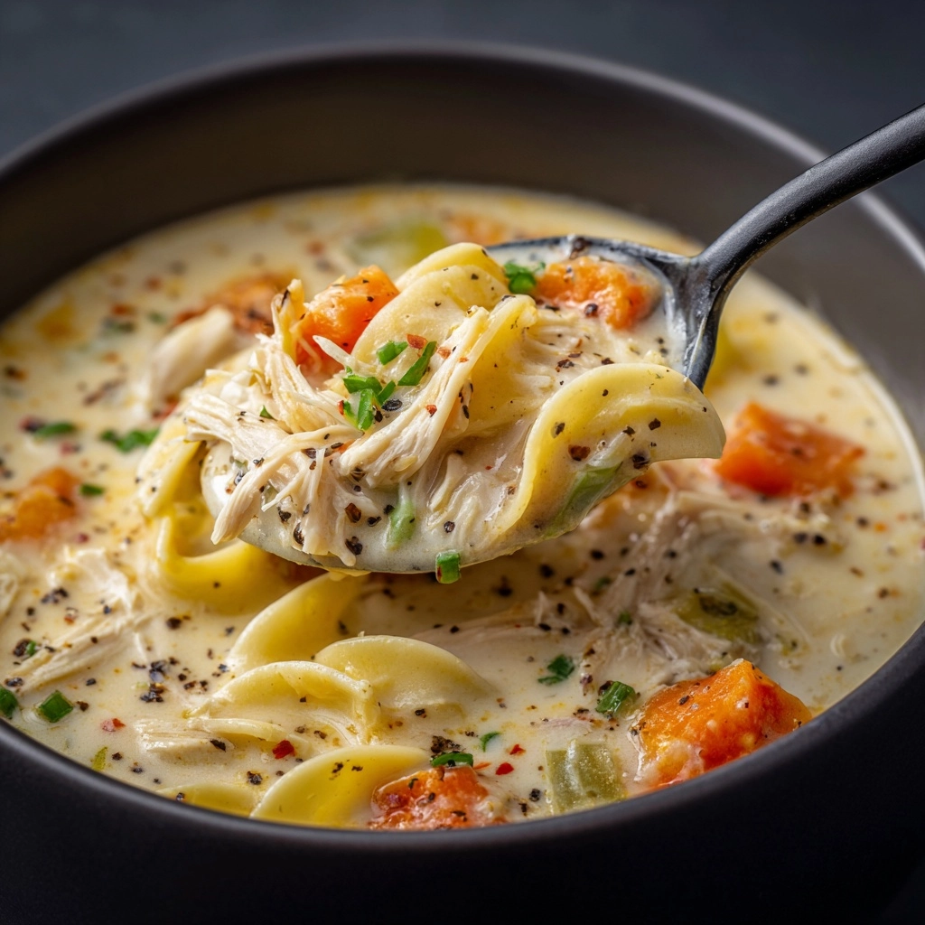Creamy Chicken Alfredo Soup Recipe